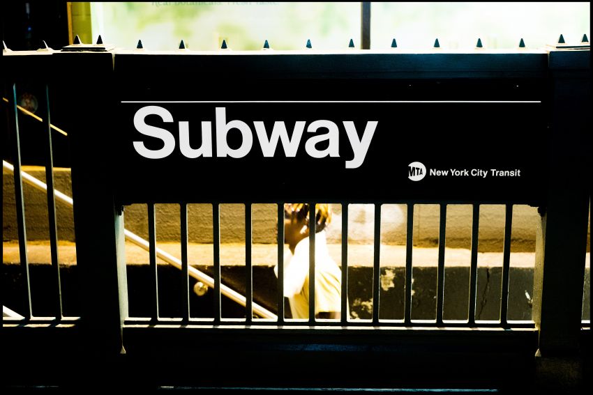 subway entrance to the subway