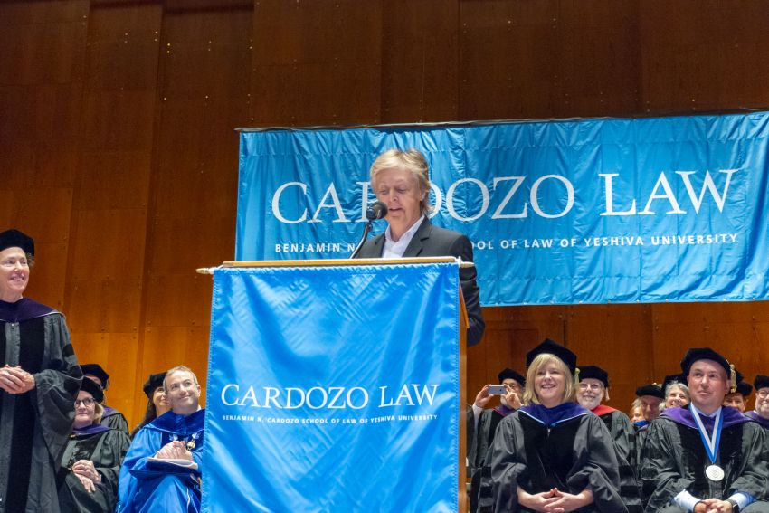 Paul McCartney at 2019 Commencement