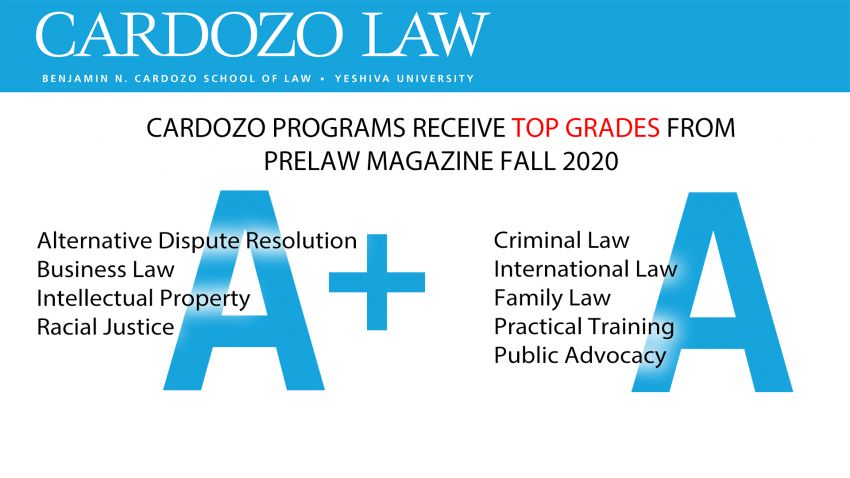  Cardozo Ranked 6th in Racial Justice by PreLaw Magazine