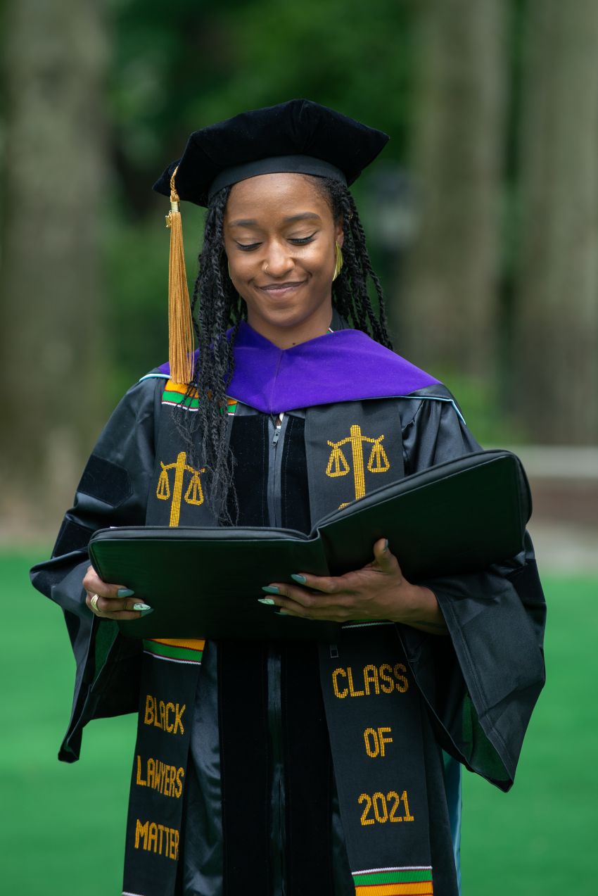 J.D. Student Speaker 2021 Taylor Dumpson