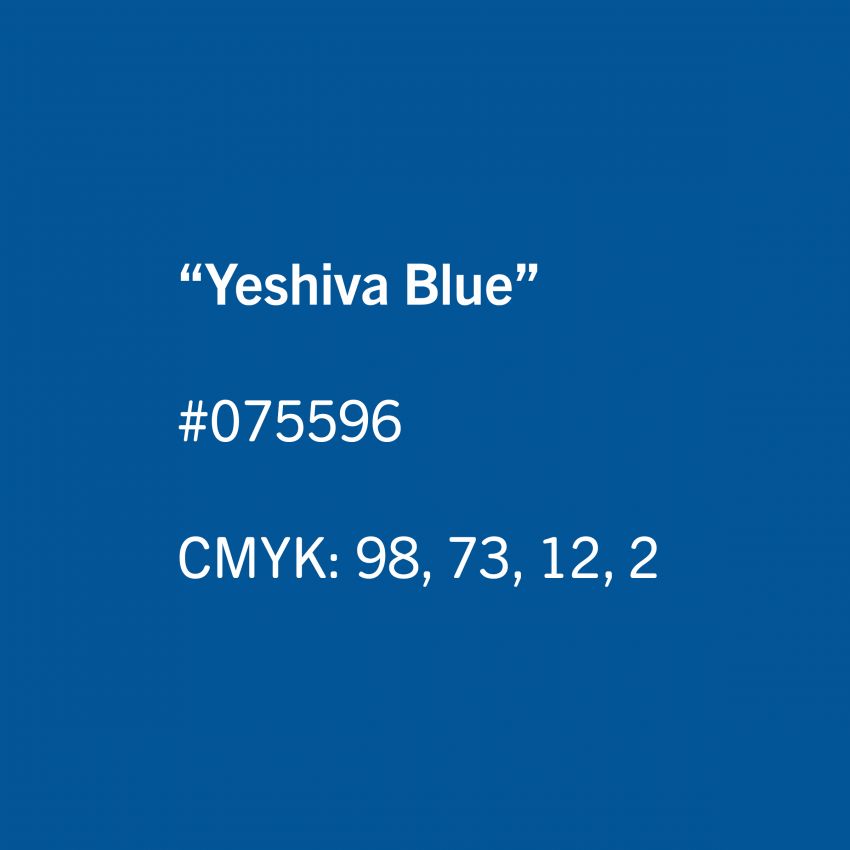 Yeshiva Blue Yeshiva Blue #075596 CMYK: 98, 73, 12, 2