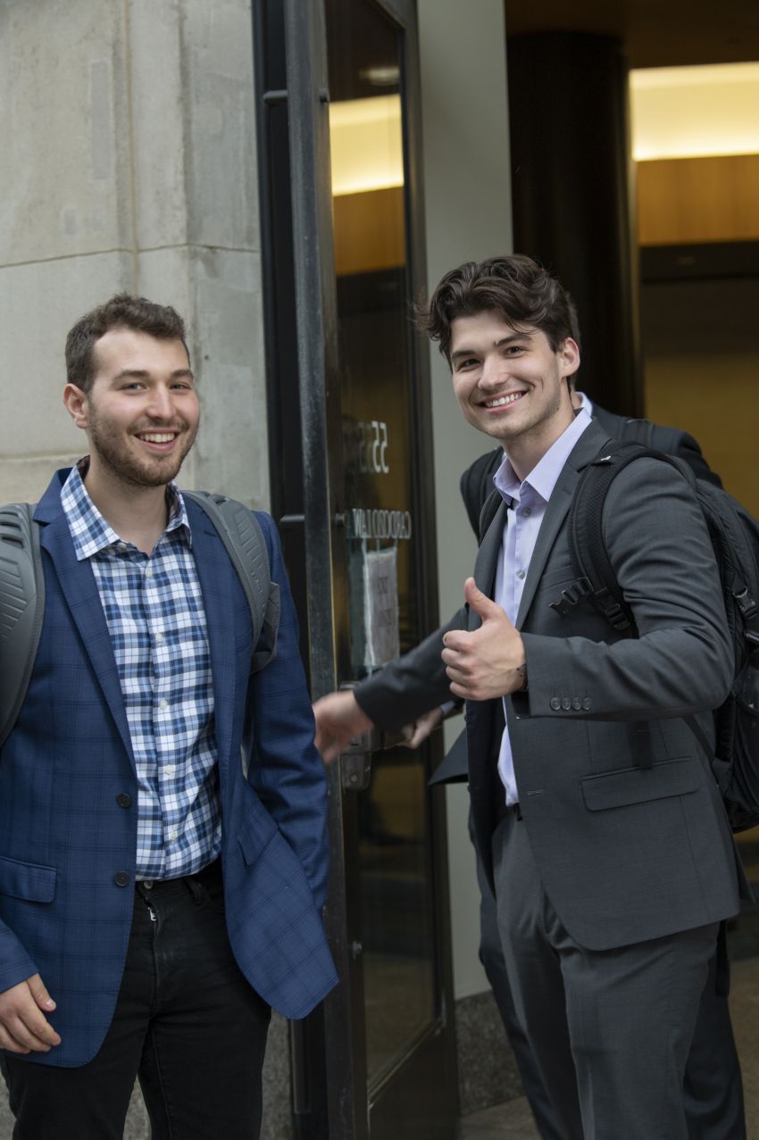 Orientation students