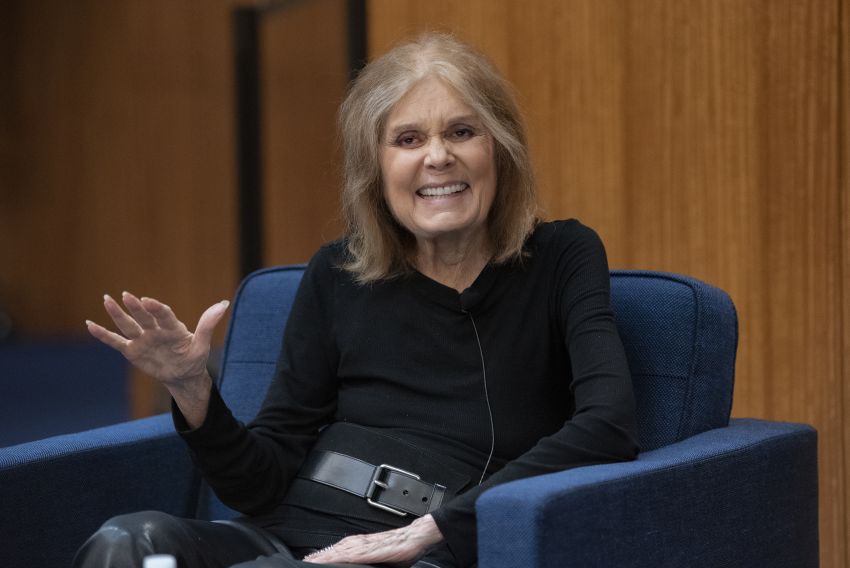 Feminist Leader Gloria Steinem Accepts the International Advocate for Peace Award at Cardozo