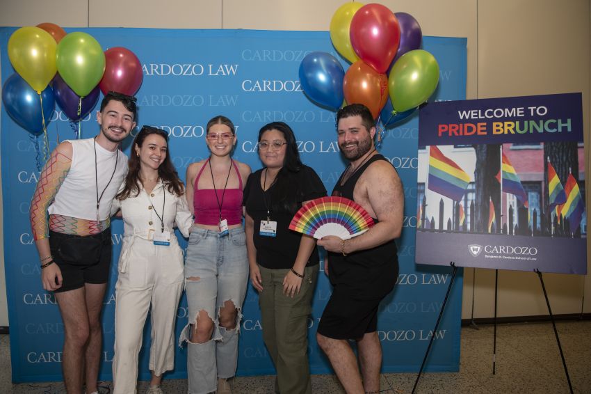Cardozo Cheers on NYC Pride March at Ninth Annual Pride Brunch 