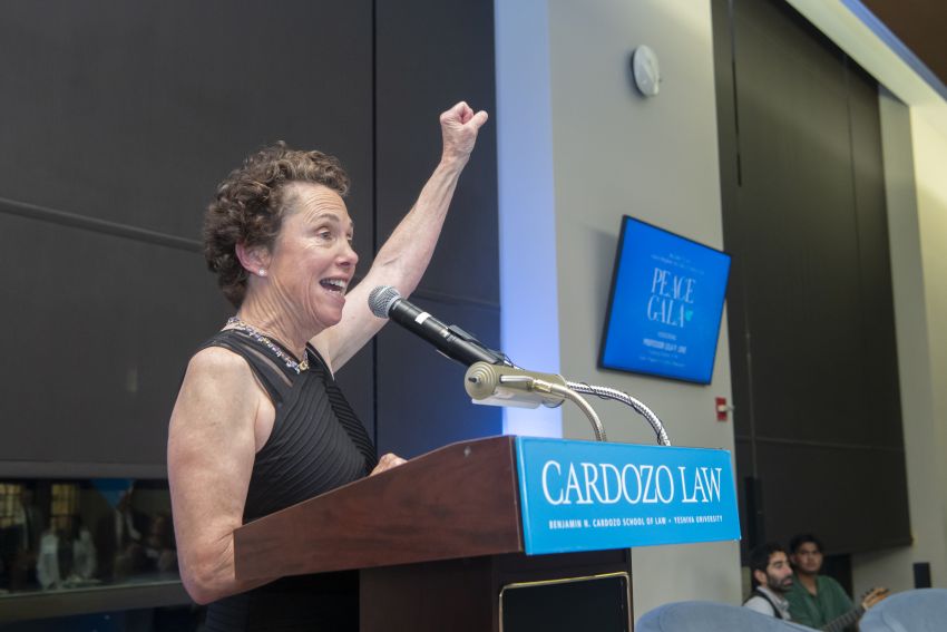 Lela Love, Founder of Cardozo’s Kukin Program for Conflict Resolution, Honored at Peace Gala