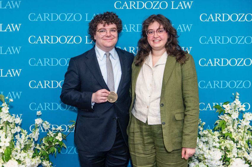 student with burns medal