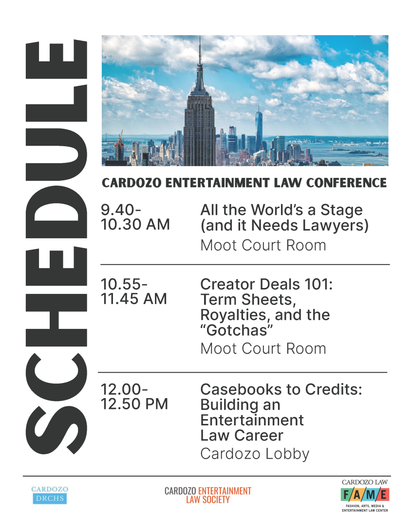 Cardozo Entertainment Law Conference