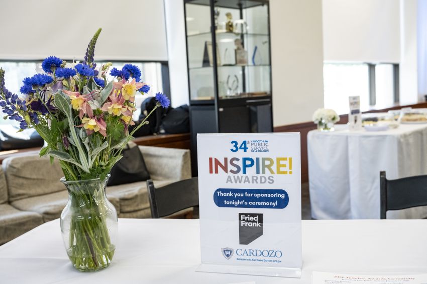 Cardozo Celebrates 34th INSPIRE! Awards