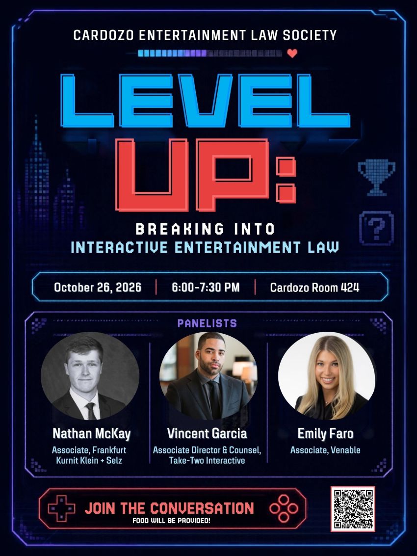 Level Up: Breaking into Interactive Entertainment Law 