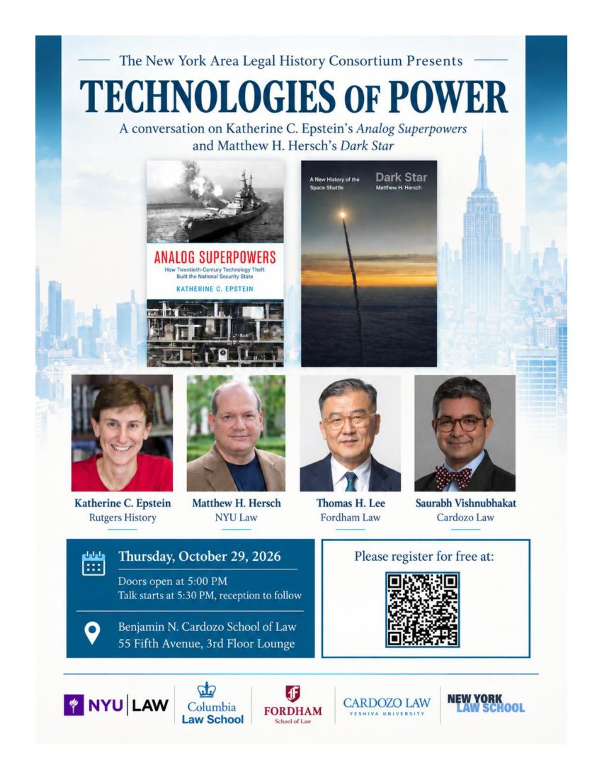 Technologies of Power: A Conversation on Katherine C. Epstein's Analog Superpowers and Matthew H. Hersch's Dark Star